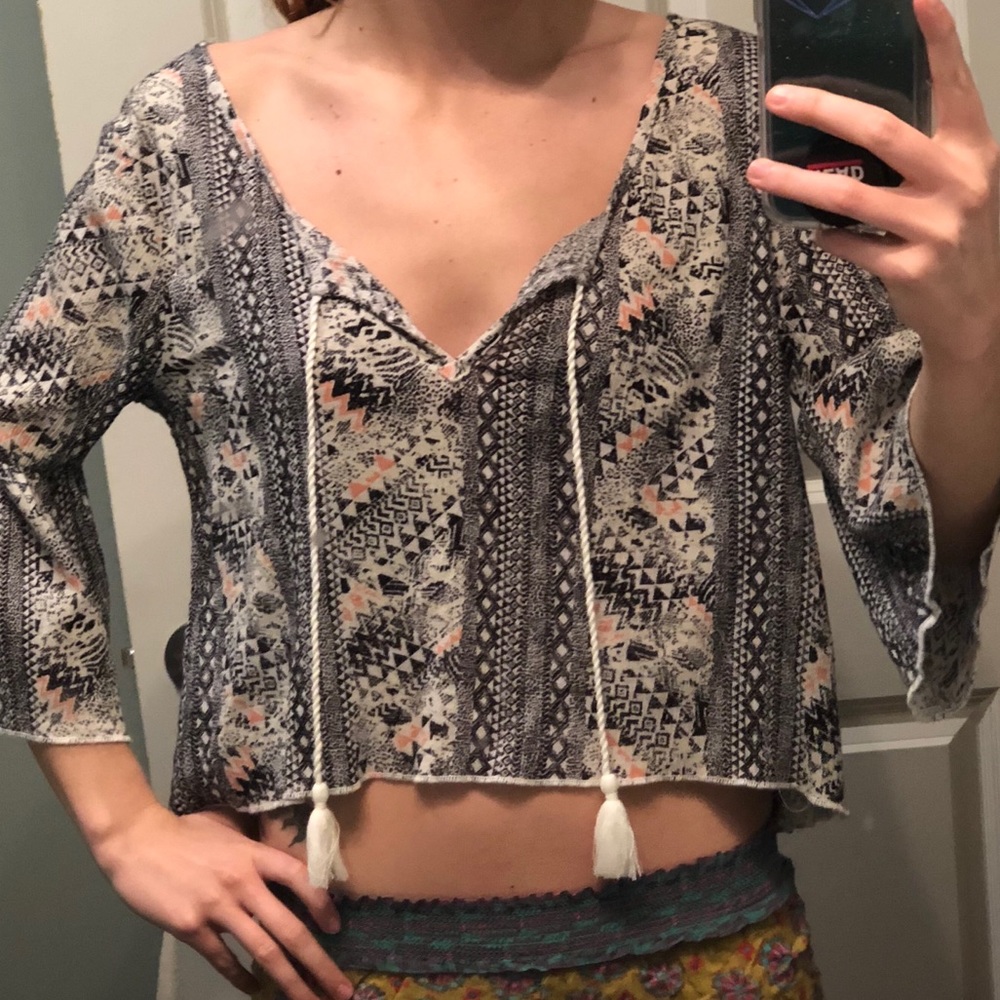 Hollister boho top